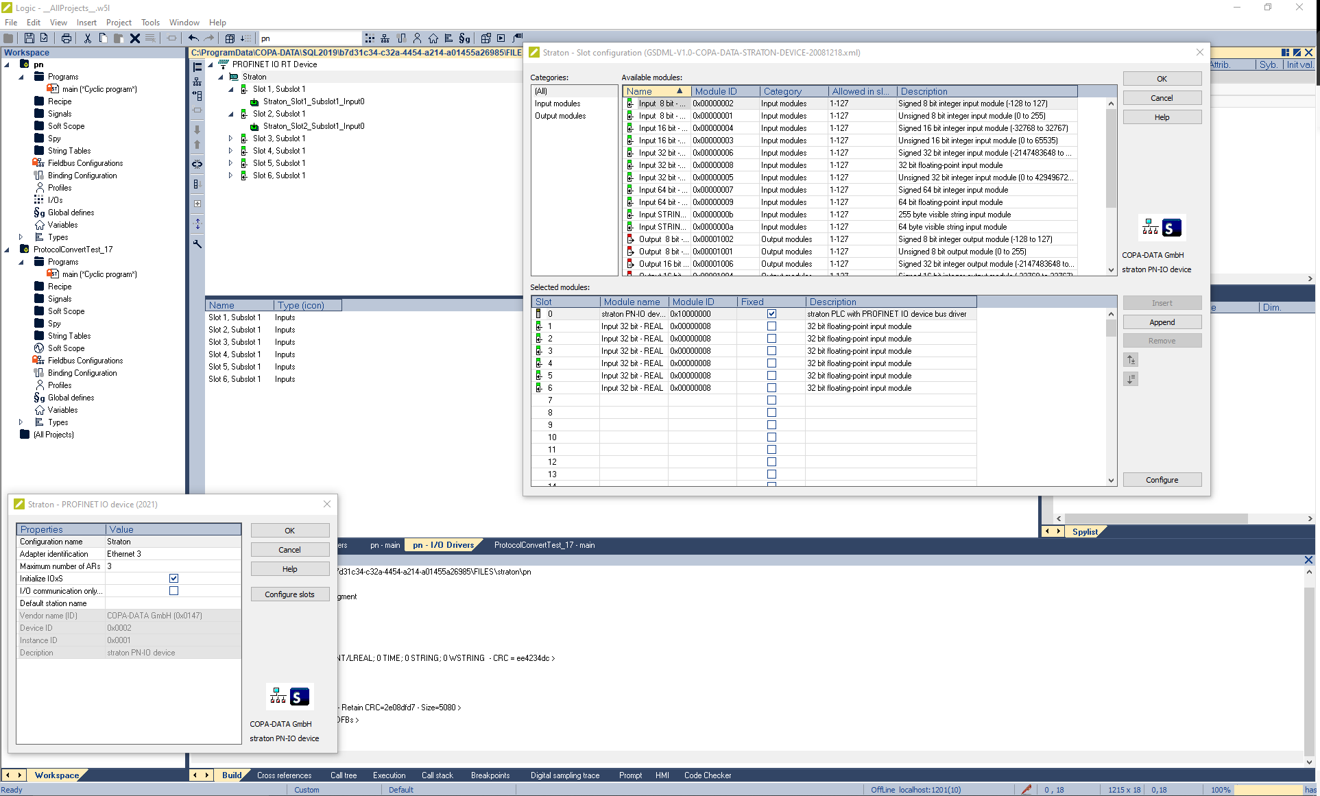 Make GSD / GSDML file from zenon Logic